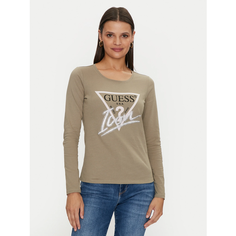 Футболка GUESS, размер XS, зеленый