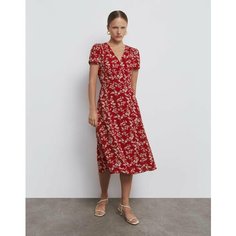 Платье Gloria Jeans, размер XS (38-40), красный/белый