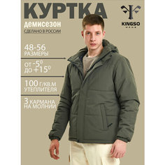 Ветровка , размер 54, темно-зеленый Kingso Mens