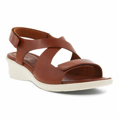 Босоножки ecco FELICIA SANDAL, размер 37, оранжевый, коричневый