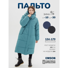 Пальто EMSON, размер 140, зеленый