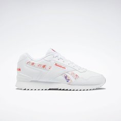 Кроссовки Reebok Glide Ripple Clip, размер 8 US, белый/белый/оранжевый