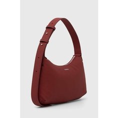 Сумка CALVIN KLEIN, фактура зернистая, красный