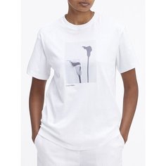 Футболка CALVIN KLEIN, размер XS, белый