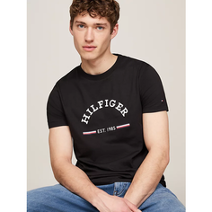 Футболка TOMMY HILFIGER, размер M, черный