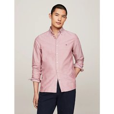 Рубашка TOMMY HILFIGER Dobby Oxford, размер XXXL, dark magma