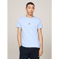 Футболка TOMMY HILFIGER, размер L, голубой C1Z