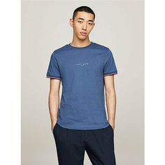 Футболка TOMMY HILFIGER TIPPED LOGO, размер XL, синий