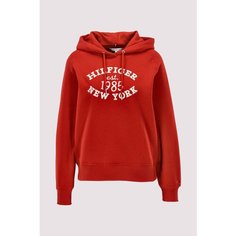 Худи TOMMY HILFIGER Varsity Logo Embroidery Hoody, размер M, , dark magma