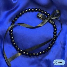 Чокер JeweLi, длина 76 см, черный звезда