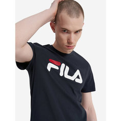 Футболка Fila, размер 52, темно-синий