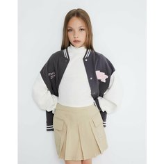 Топ Gloria Jeans GJ COOL, размер 8-10л/134-140, молочный