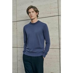 Джемпер Baon, размер 56, , baltic blue melange