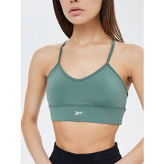 Топ спортивный Reebok, размер L, зеленый