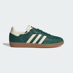 Кеды adidas Samba OG, размер 5 UK, зеленый/белый