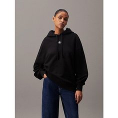 Худи Calvin Klein Jeans, размер XS, , черный