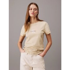 Футболка Calvin Klein Jeans, размер M, коричневый