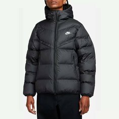 Куртка спортивная NIKE M Windrunner PrimaLoft Storm-FIT Hooded Puffer Jacket, размер M, чёрный