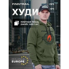 Худи Finntrail Футер с начёсом, размер S, , Khaki