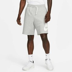 Шорты NIKE, размер L, серый