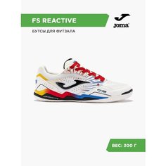 Бутсы JOMA, размер 43.5 EUR/ 10 USA, белый/красный