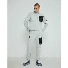 Брюки спортивные Gloria Jeans Ready! Steady! Go!, размер 7-8л/128, серый