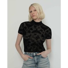 Топ Gloria Jeans Ready! Steady! Go!, размер XXS (36), чёрный