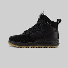 Кроссовки NIKE Lunar Force 1 Duckboot, размер 42.5 EU, чёрный