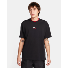Футболка спортивная NIKE FN7723, размер 2XL, Black/University Red