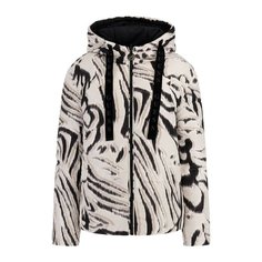 Куртка GUESS, размер L, черный/белый