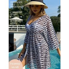 Купальник Пляжная одежда, размер M, черный/белый Day Markets