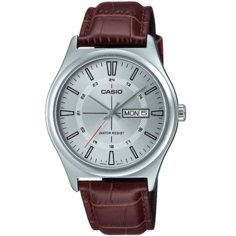 Наручные часы CASIO Collection Men, серебристый/коричневый