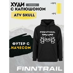 Худи Finntrail Футер с начёсом, размер XS, , black