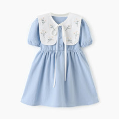Школьный сарафан Minaku MINAKU: Cotton collection BABY, размер 68/74, голубой