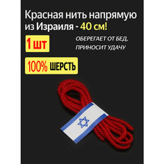 Браслет-нить, 1 шт., размер 40 см, размер one size, красный СТ Радикович