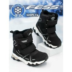 Ботинки FeSS, размер 28, черный