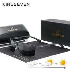 Солнцезащитные очки KINGSEVEN, black/dark grey