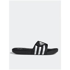 Шлепанцы adidas ADISSAGE, размер 7 UK, Core Black / Cloud White / Core Black
