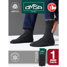 Носки Omsa, размер 42-44, grigio scuro