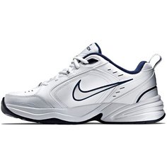 Кроссовки NIKE Air Monarch IV, размер 11.5US, белый/серебристый металлик