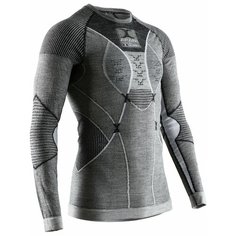 Термобелье верх X-bionic, размер XL, серый, белый