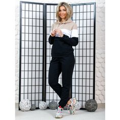 Костюм спортивный NSD-STYLE, размер 44, черный