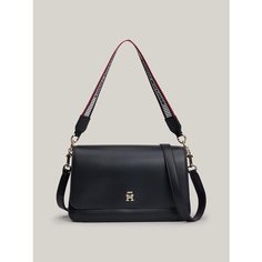 Сумка кросс-боди TOMMY HILFIGER, фактура зернистая, синий