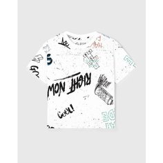 Футболка Gloria Jeans, размер 3-4г/104, белый