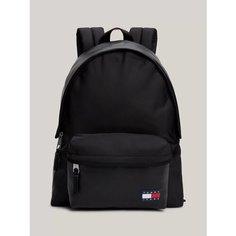 Рюкзак TOMMY HILFIGER, фактура зернистая, черный