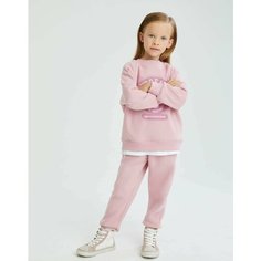 Брюки спортивные Gloria Jeans, размер 18-24мес/92, розовый