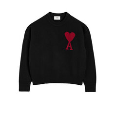 Свитер Ami Paris, размер XL, , черный