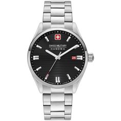 Наручные часы Swiss Military Hanowa Land, черный/серебристый