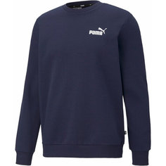 Свитшот спортивный PUMA Ess Small Logo Crew Fl, размер M, , синий