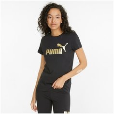 Футболка PUMA Essential ESS+, 1 шт., размер L, чёрный